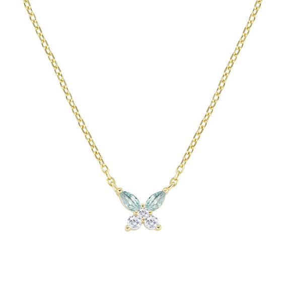 Collana Amen Donna Petali in Argento Zircone CLBUTGBBLB - CLBUTGBBLB